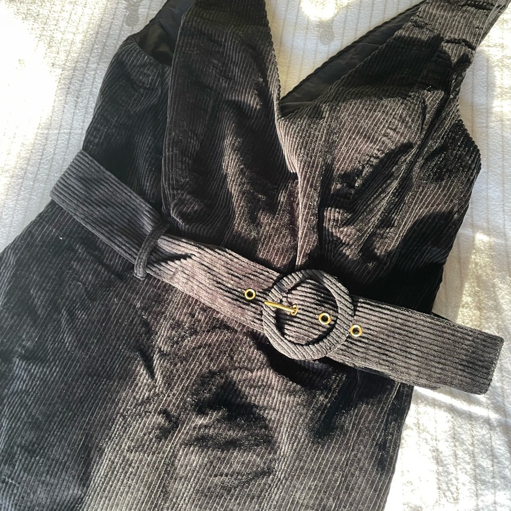 Black Corduroy AE Dress